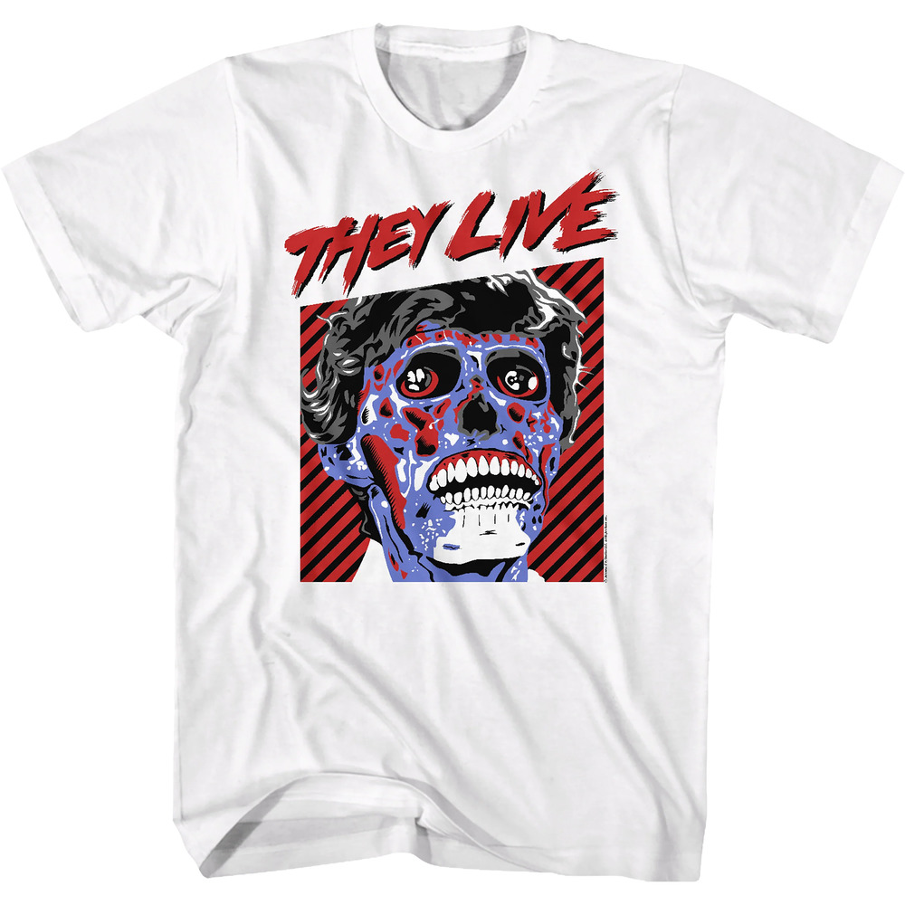 Retro Alien They Live Tshirt